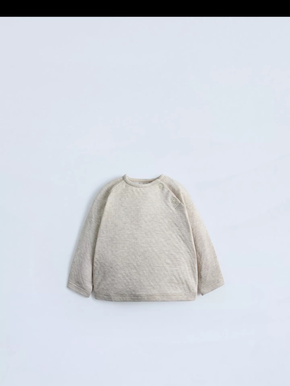 Zara Set top and pant Light Beige Baby